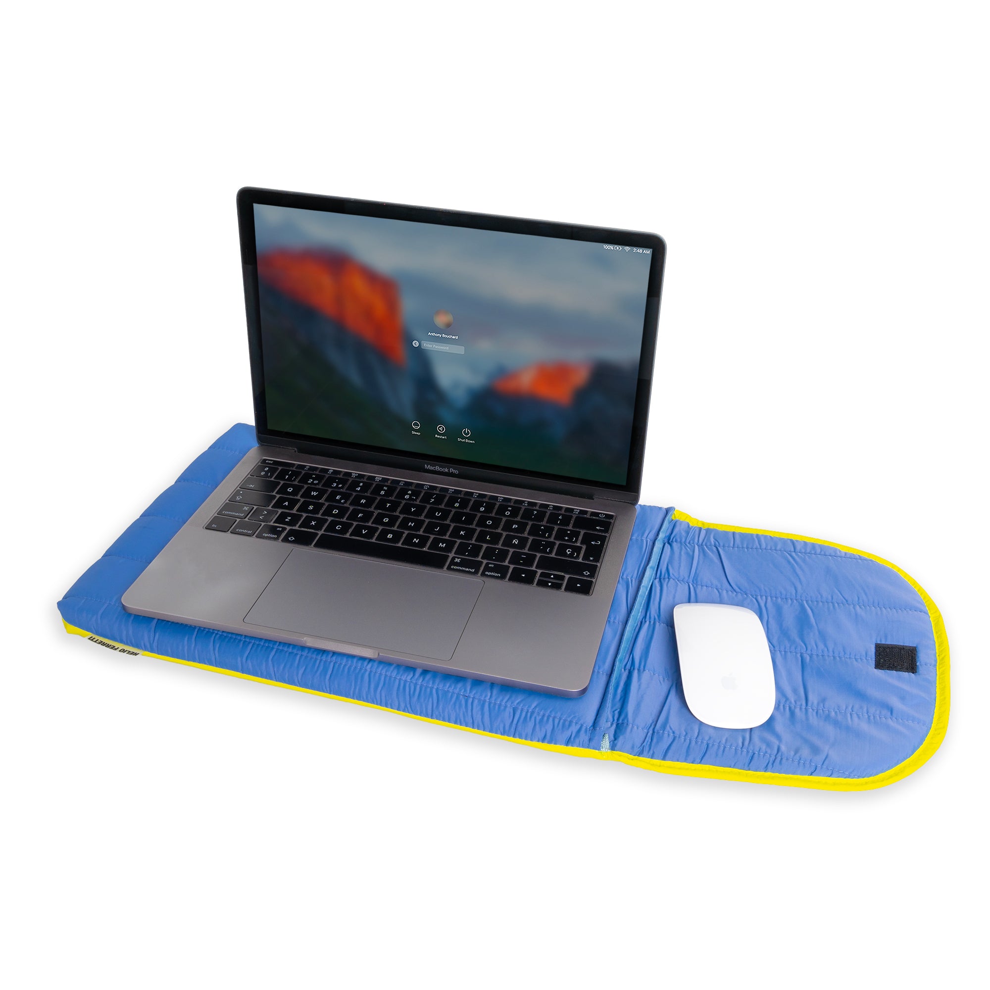 puffy laptopsleeve - blue