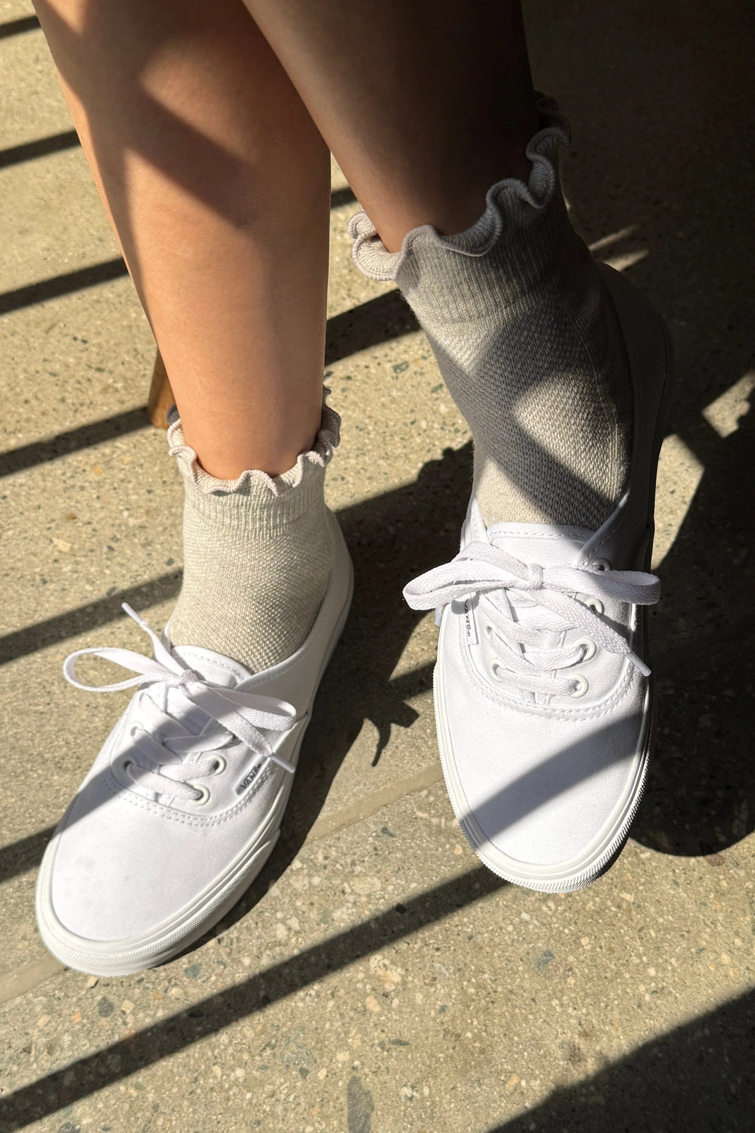 ruffled hugger crew socks