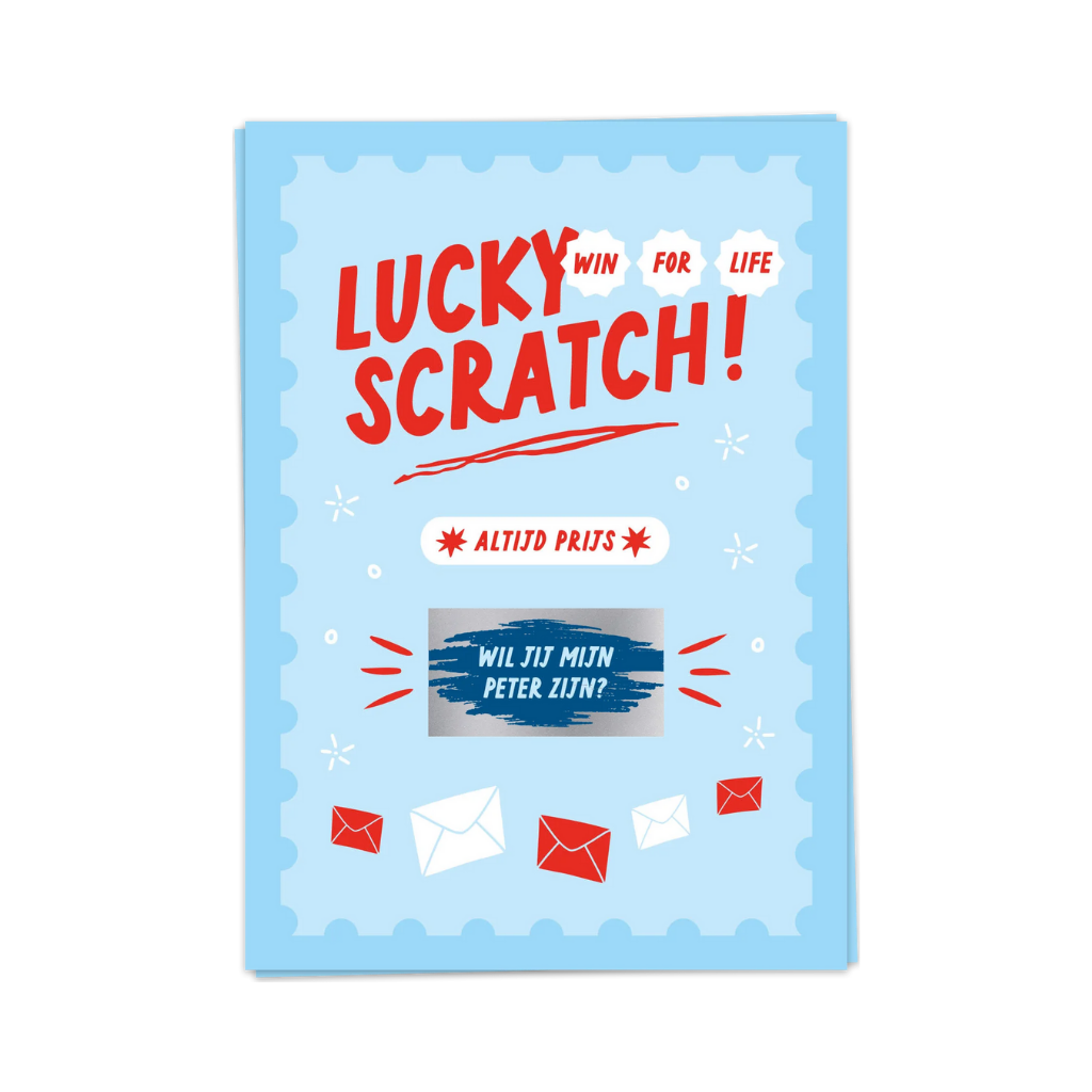 Kaart - Wil jij mijn peter zijn (scratchcard)