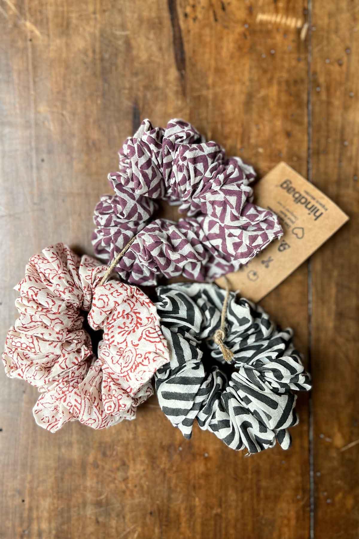 scrunchies set/3