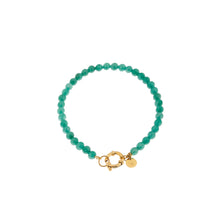 Afbeelding in Gallery-weergave laden, Armband - Seagreen beads gold
