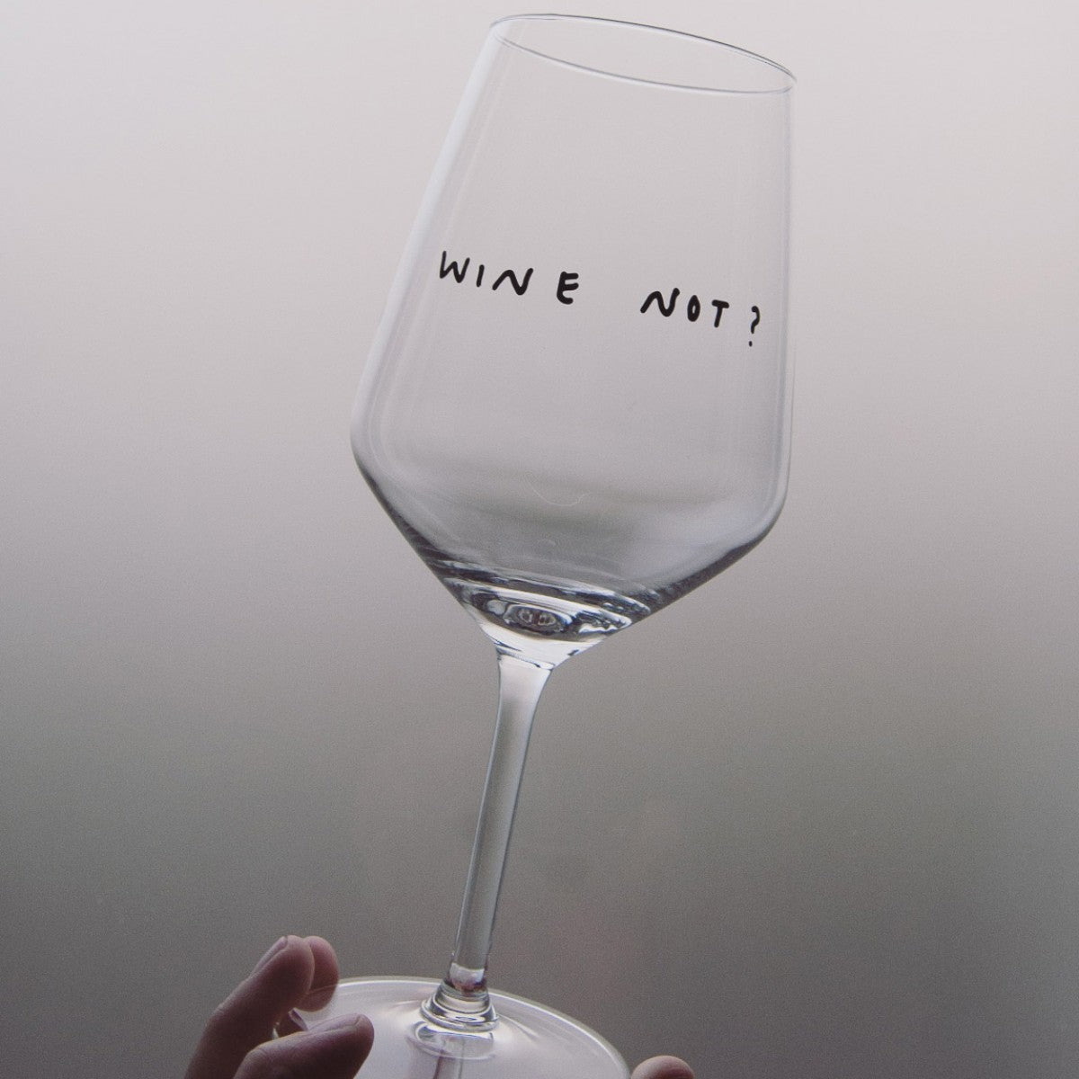 Wine not - wijnglas