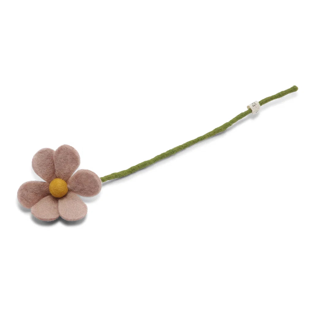 simple flower dusty rose - gevilte bloem