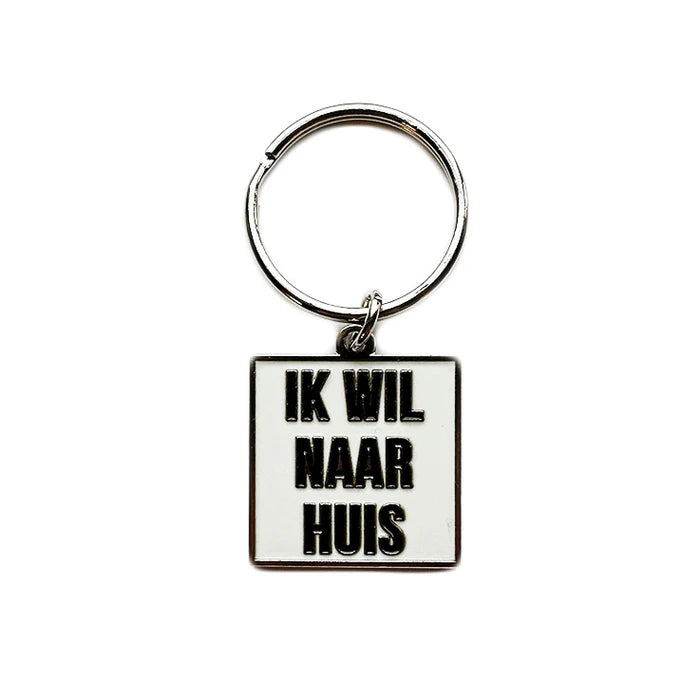 sleutelhanger - ik wil naar huis