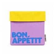 bon appétit purple - herbruikbare snackbag