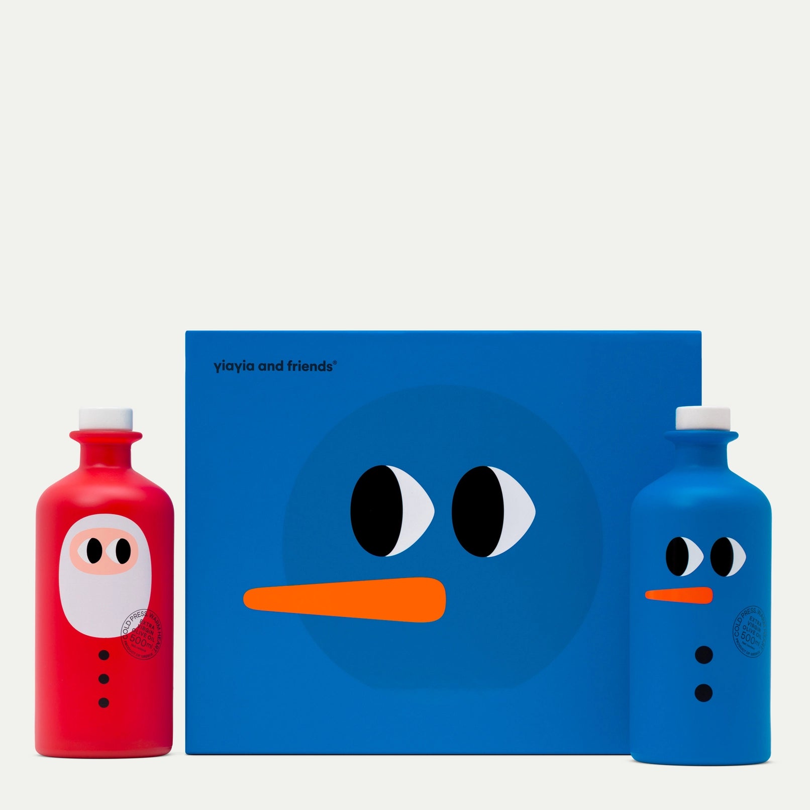 santa & snowman olijfolie kerst gift box