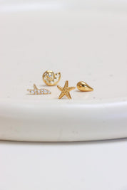 mini sea star - stud