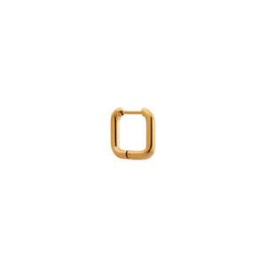 Oorbel - Square hoop gold