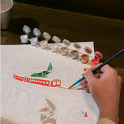 sri lanka train - paint by numbers kit