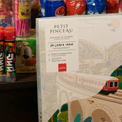 sri lanka train - paint by numbers kit