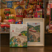 sri lanka train - paint by numbers kit