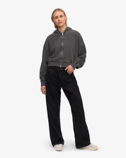 Organic crop zip hood