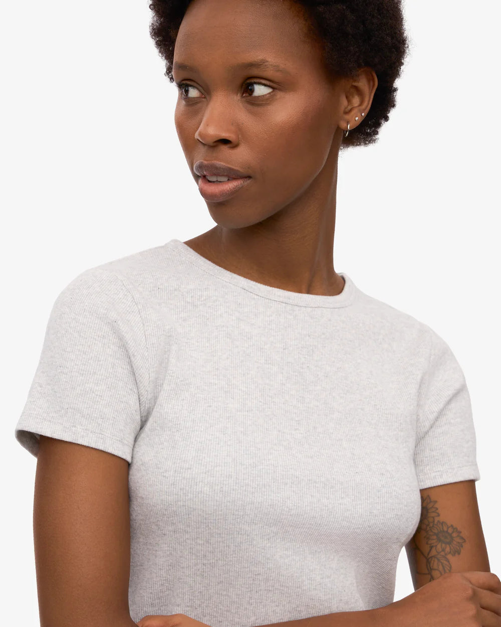 Women organic rib t-shirt