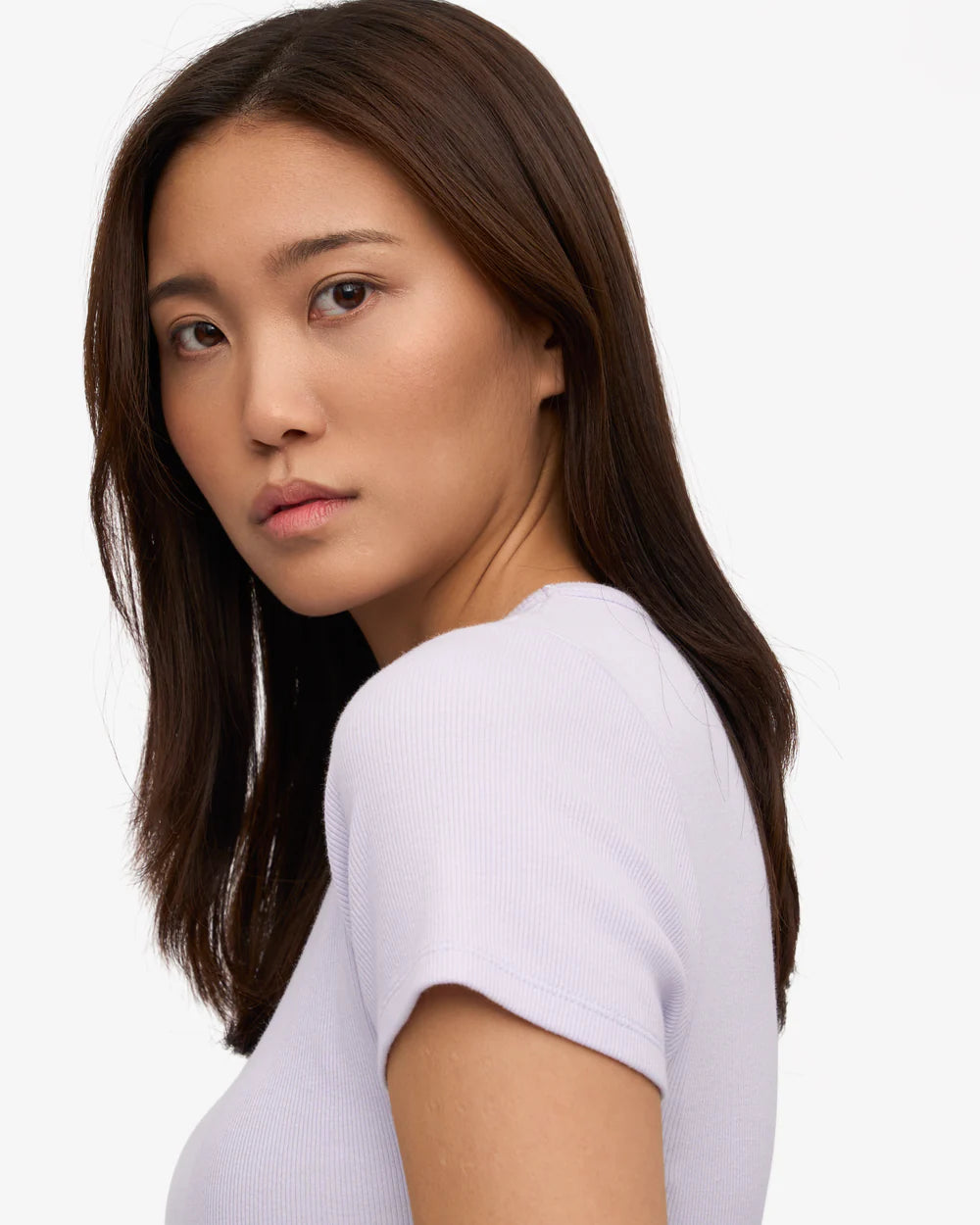 Women organic rib t-shirt