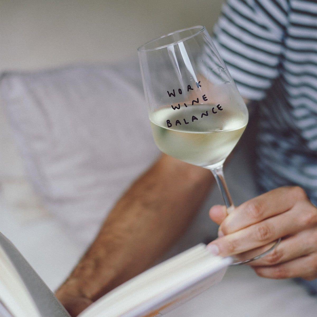 Work wine balance - wijnglas