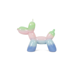 Balloon dog candle