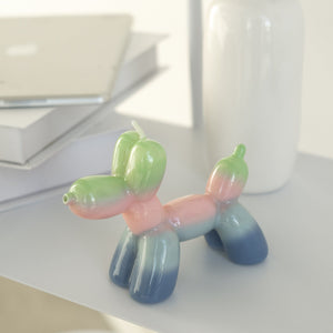 Balloon dog candle