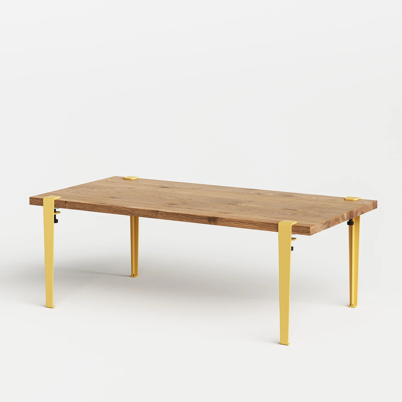 rechthoekige salontafel - gerecupereerd hout