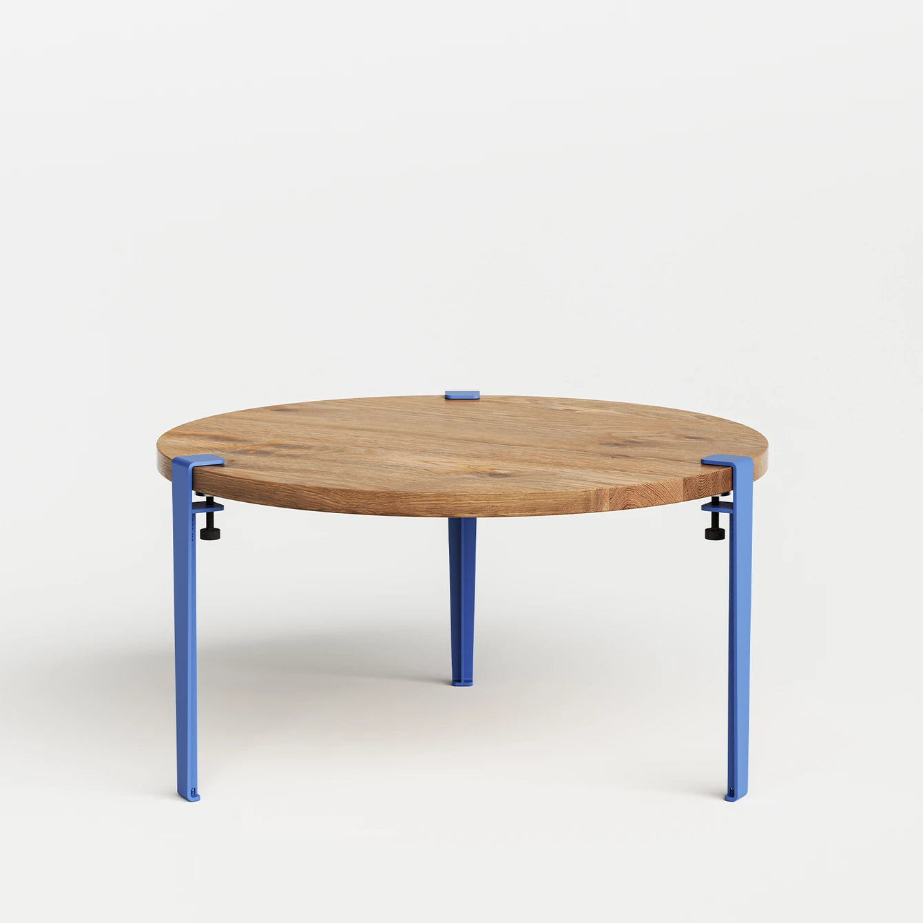 ronde salontafel - gerecupereerd hout