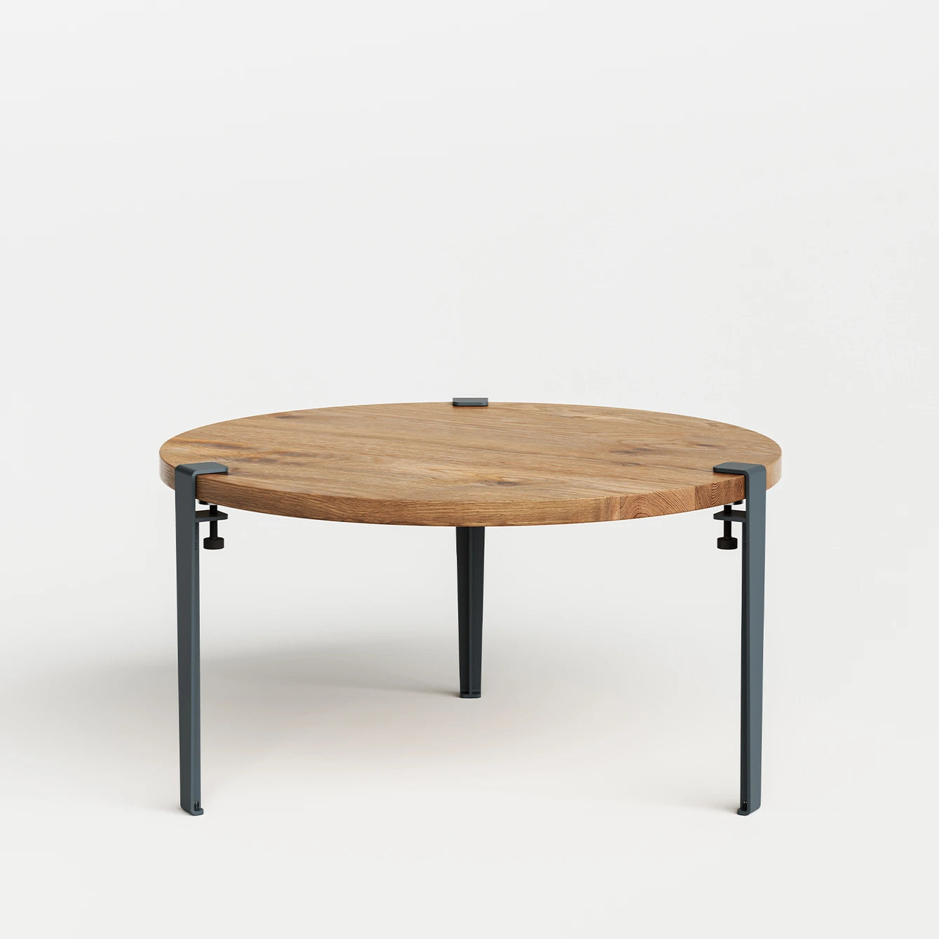 ronde salontafel - gerecupereerd hout