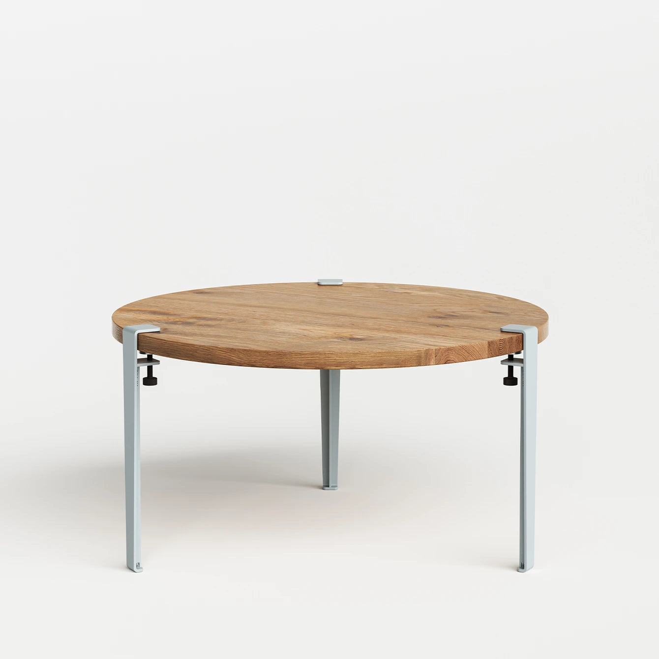 ronde salontafel - gerecupereerd hout