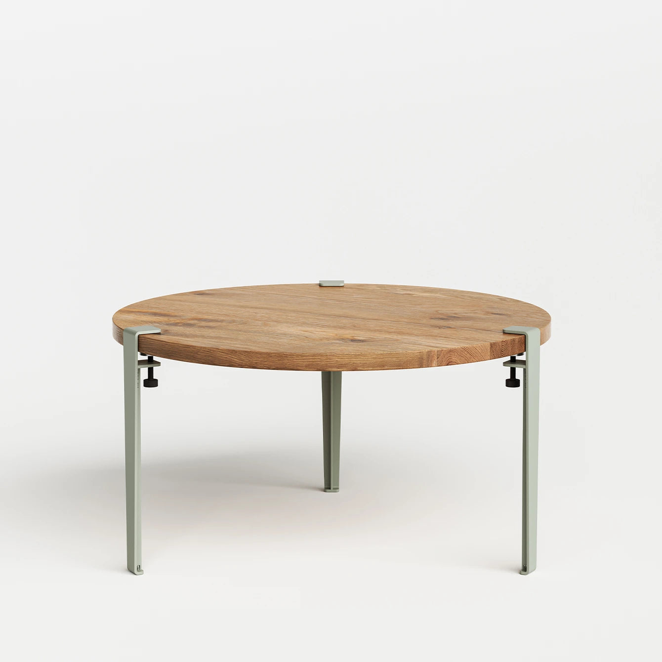 ronde salontafel - gerecupereerd hout