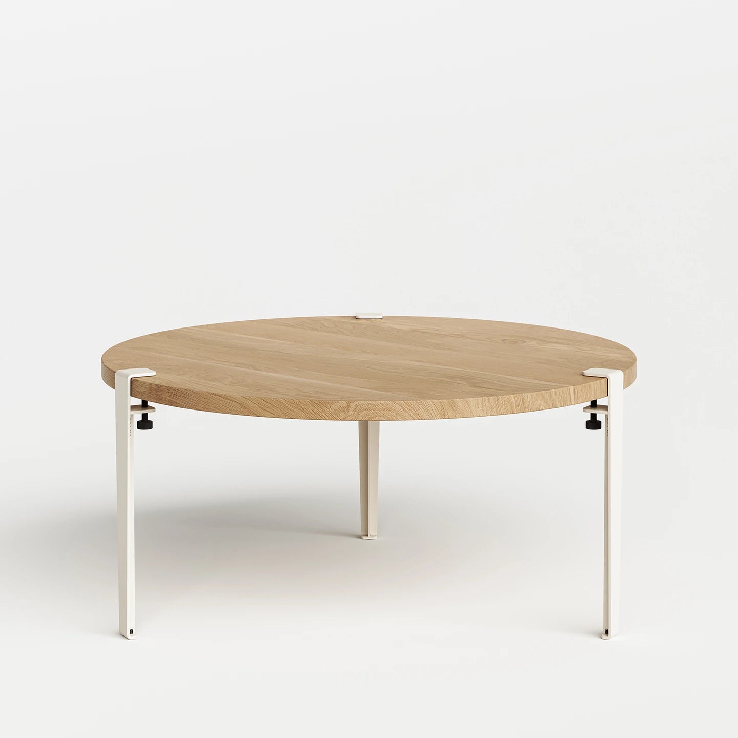 ronde salontafel - eikenhout