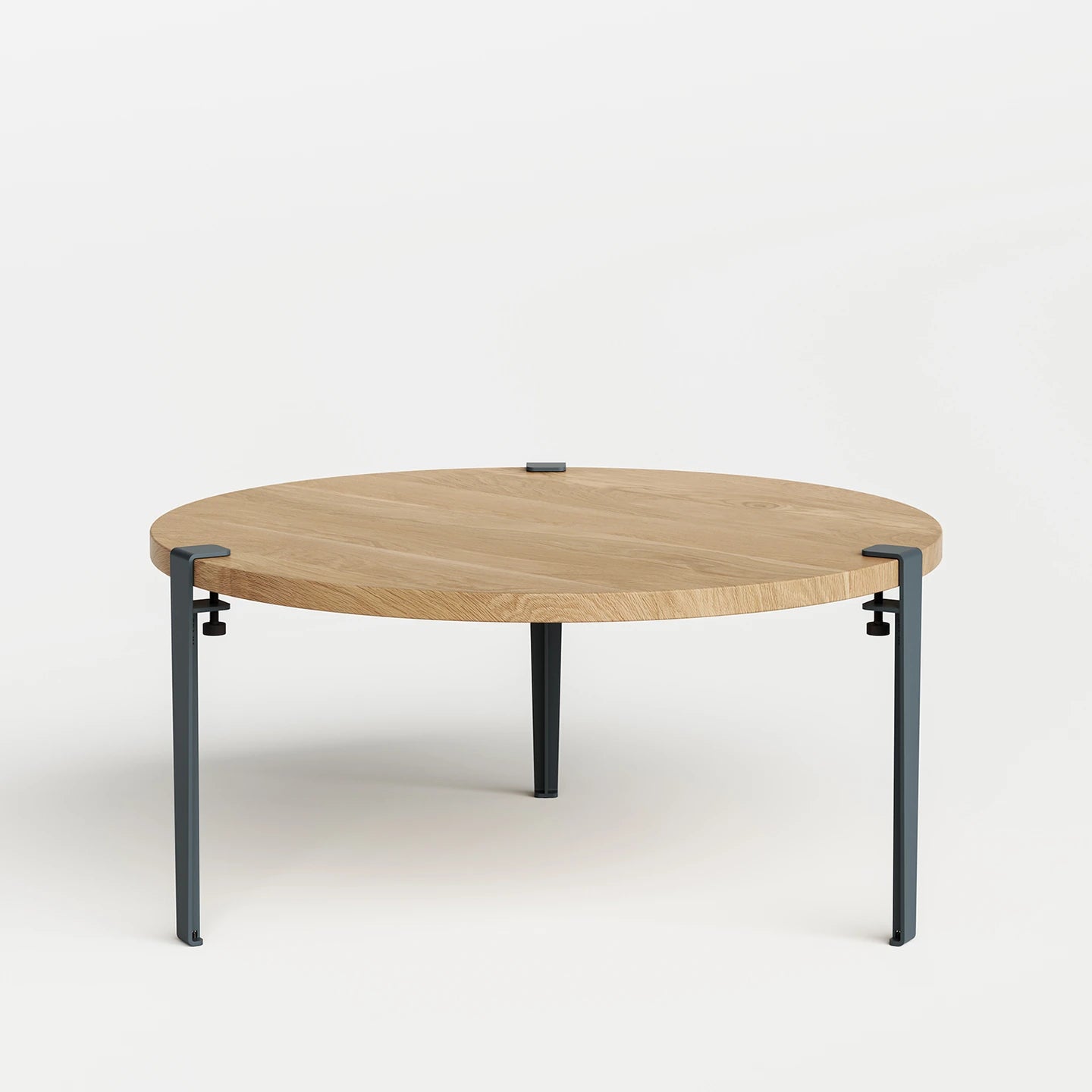 ronde salontafel - eikenhout