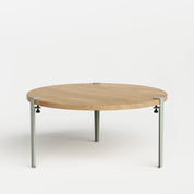 ronde salontafel - eikenhout