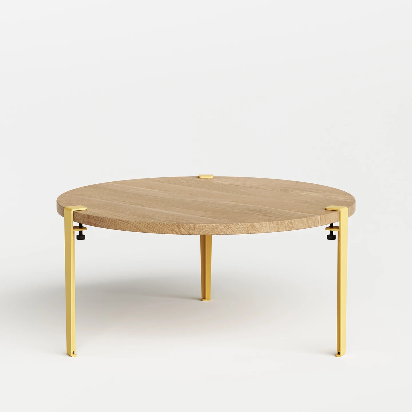 ronde salontafel - eikenhout