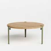 ronde salontafel - eikenhout