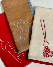 spaghetti - set linnen servetten