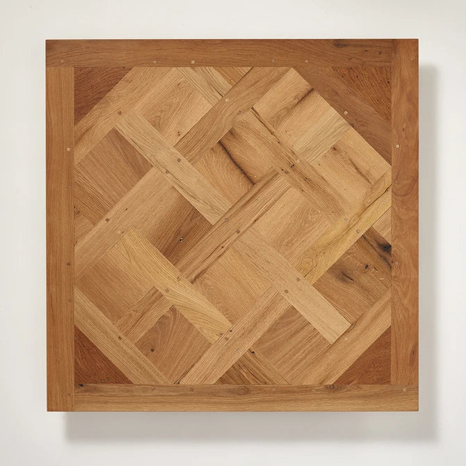 vierkante salontafel - parquet de versailles