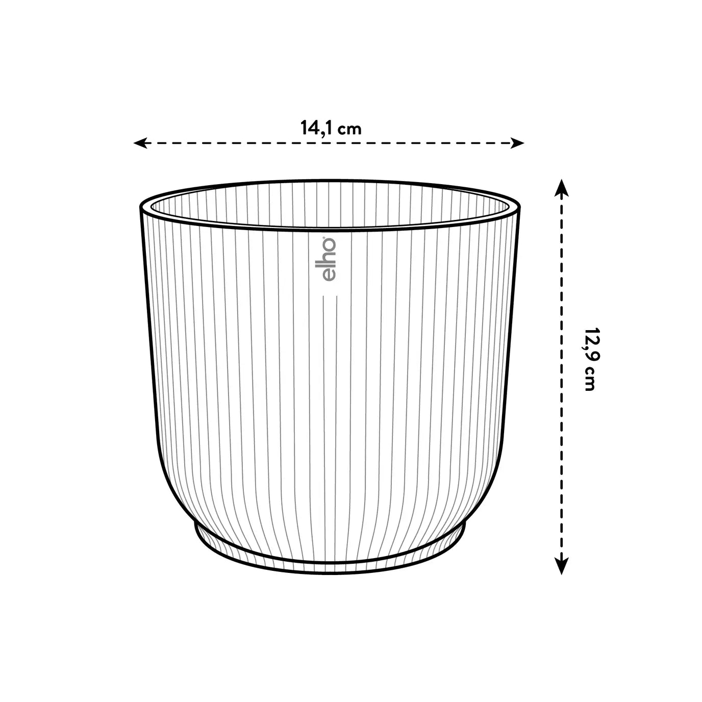 Vibes fold rond - plantenpot
