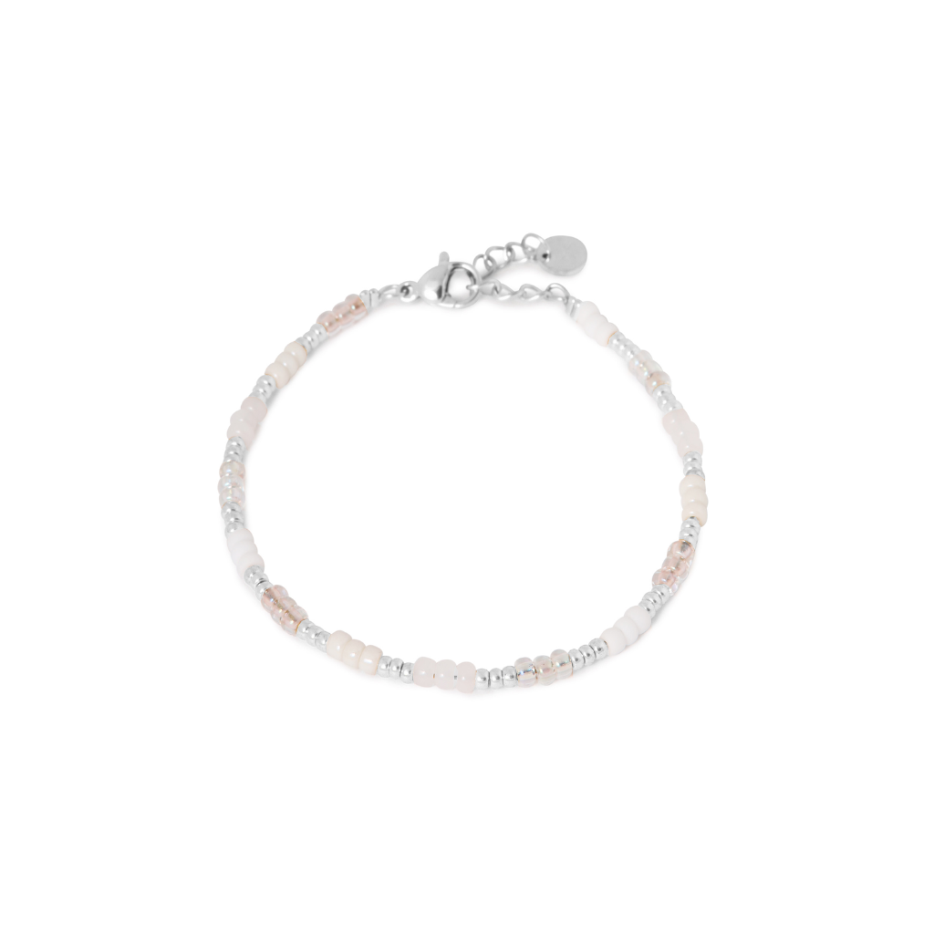white rainbow - armband
