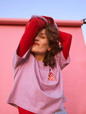 wild and free - oversized statement shirt