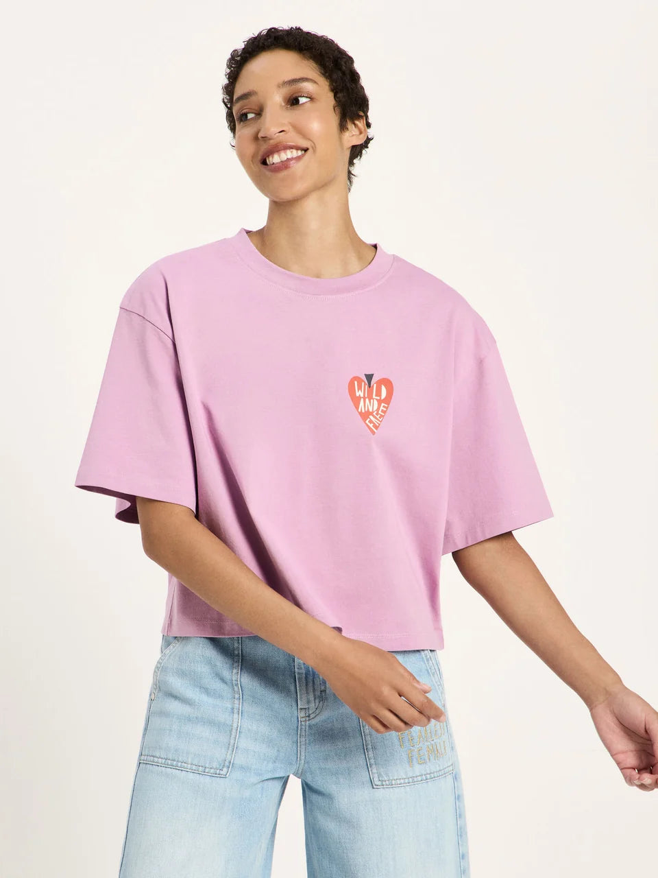 wild and free - oversized statement shirt