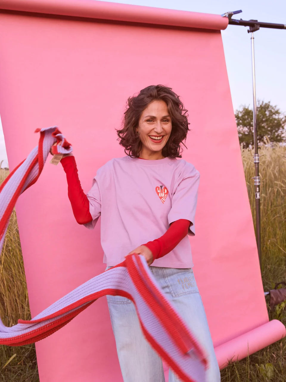 wild and free - oversized statement shirt