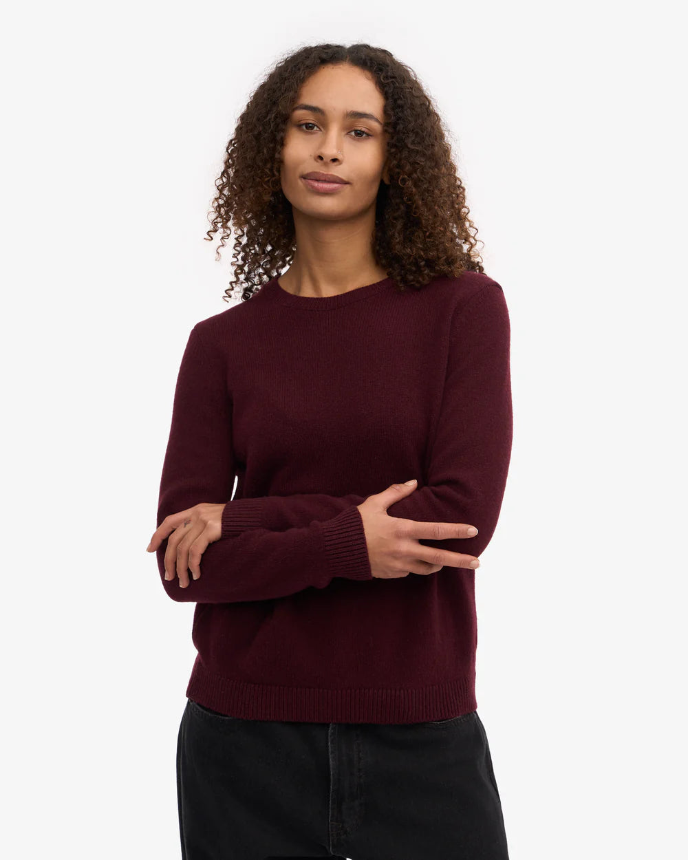 Classic merino wool crew