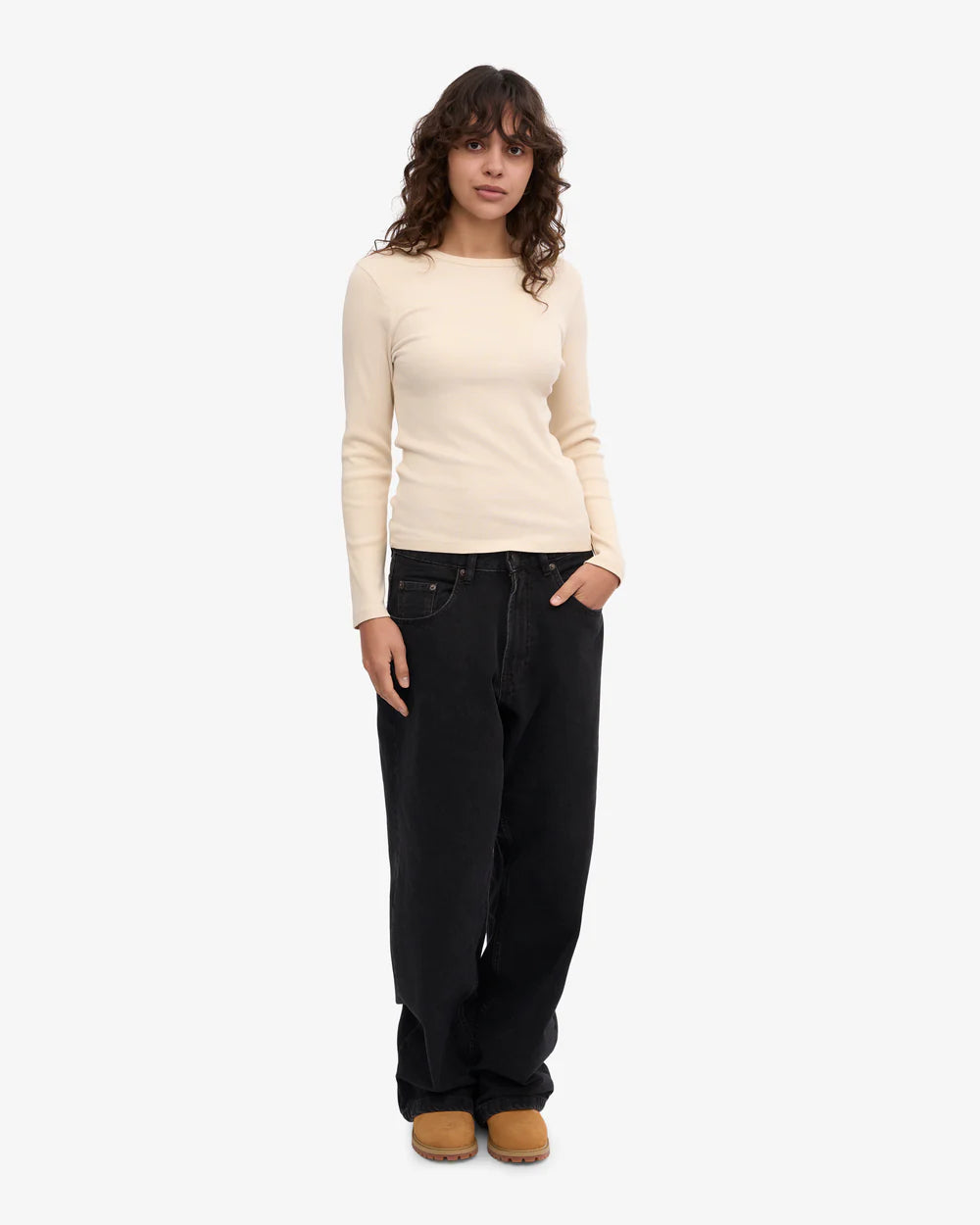 Women organic rib longsleeve t-shirt