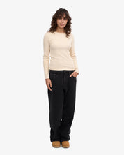 Women organic rib longsleeve t-shirt