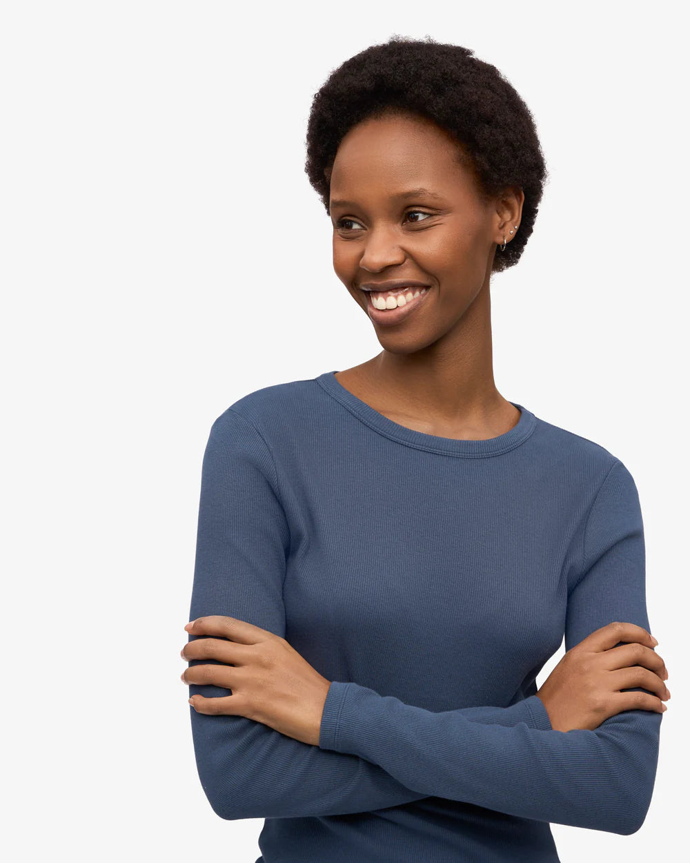 Women organic rib longsleeve t-shirt