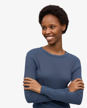 Women organic rib longsleeve t-shirt