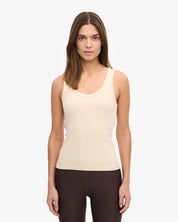 Women organic rib tank top