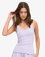 Women organic rib tank top