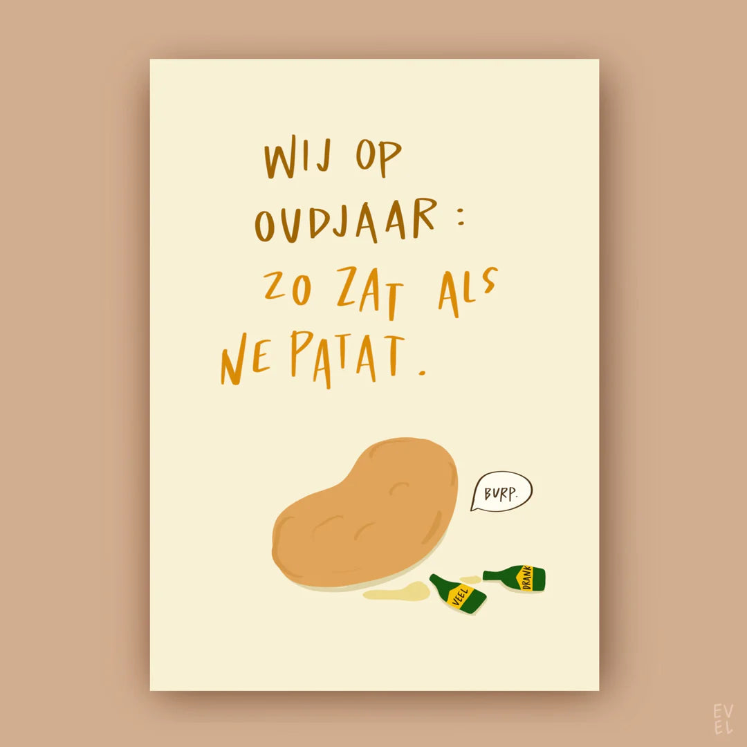 Kaart - zat patat oudjaar