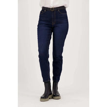 Afbeelding in Gallery-weergave laden, Trendy Mom jeans - donkerblauw
