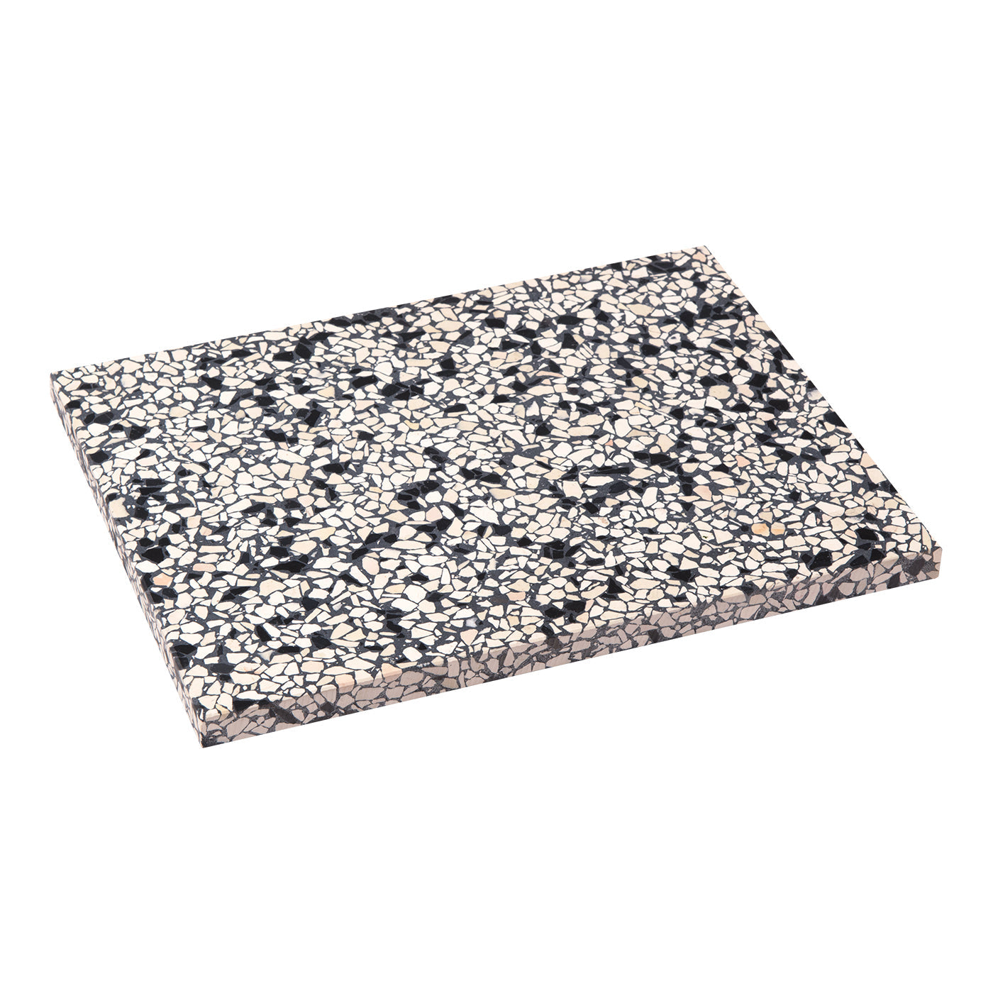 Confetti board - Black and ivory