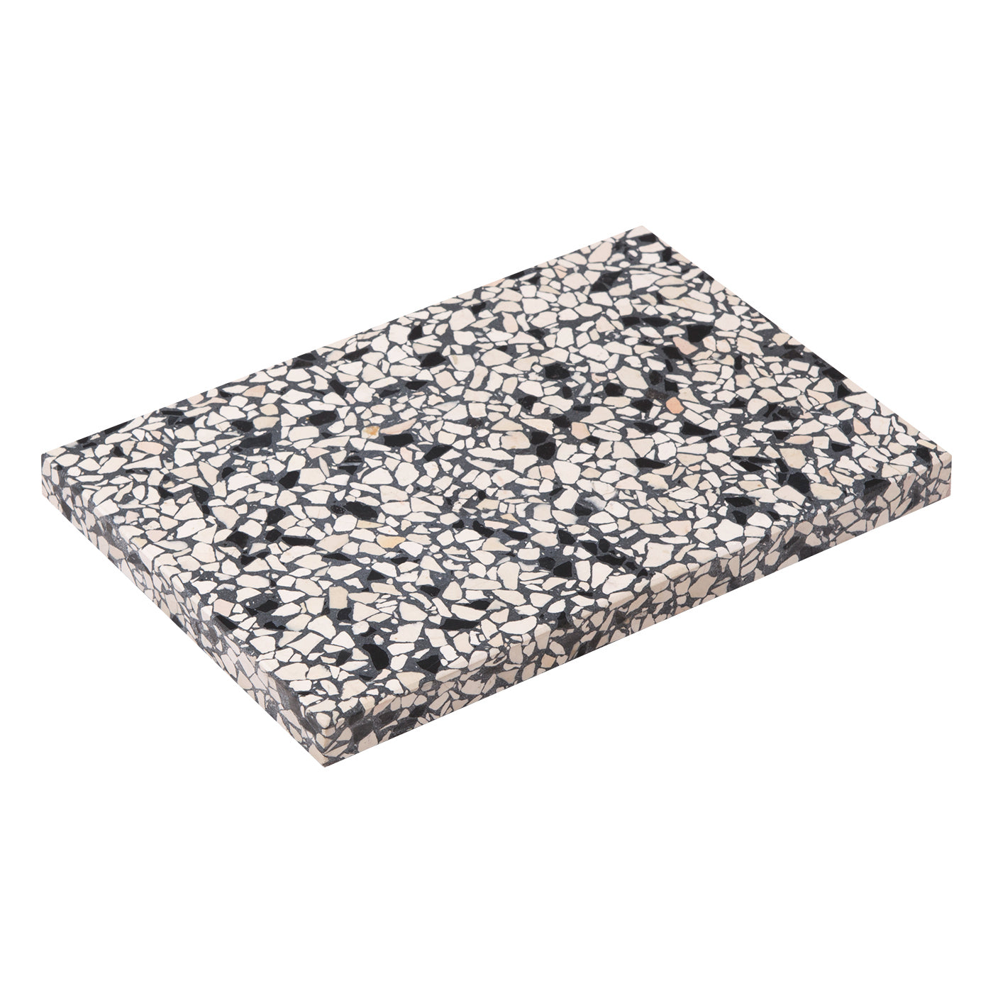 Confetti board - Black and ivory