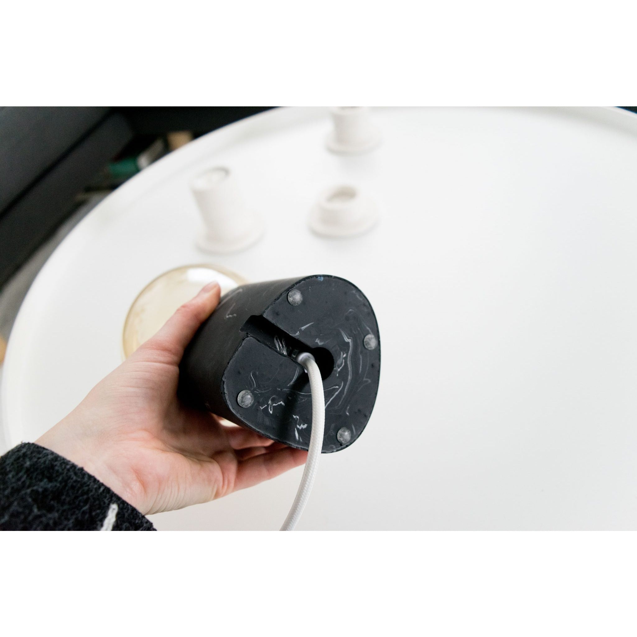 Walter table lamp - black marble